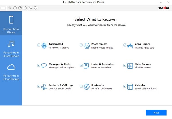【Stellar Data Recovery for iPhone官方版下载】Stellar Data Recovery for iPhone(苹果数据恢复工具) v5.0.0.5 官方版