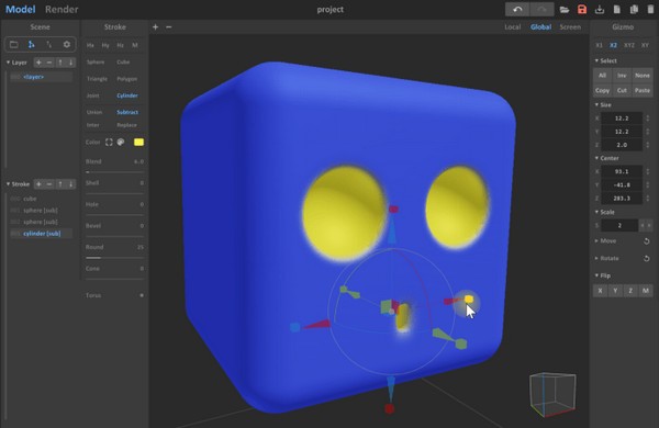 【MagicaCSG下载】MagicaCSG(三维建模软件) v0.01 官方版