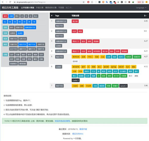 【明日方舟公开招募计算器wiki】明日方舟公开招募计算器2021下载 最新wiki版(附招募公式)