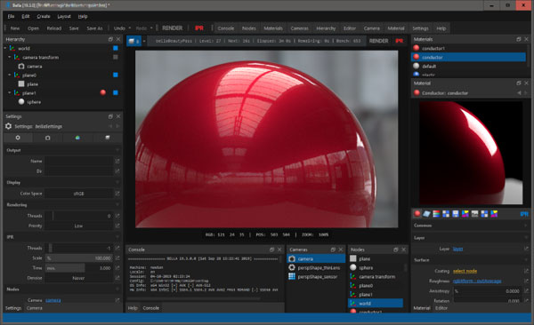【Bella GUI绿色版下载】Bella GUI(物理光谱渲染工具) v20.16.0.0 绿色版