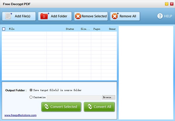 【Free Decrypt PDF下载】Free Decrypt PDF(PDF文件解密软件) v1.0 官方版