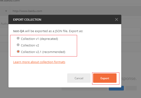 Postman导出文件教程截图2