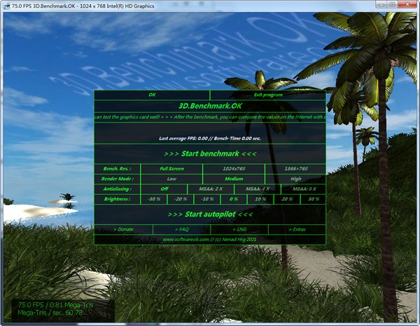 【3D.Benchmark.OK官方版下载】3D.Benchmark.OK(3D基准测试工具) v1.01 官方版