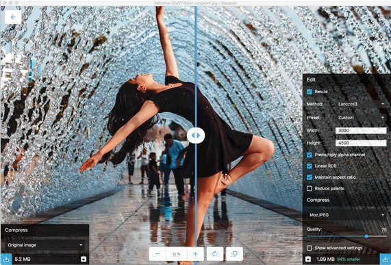 【Squoosh免费版下载】Squoosh(图片压缩工具) v2.0 免费版