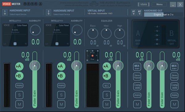 【Voicemeeter下载】Voicemeeter(电脑调音软件) v2.0.3.4 中文版