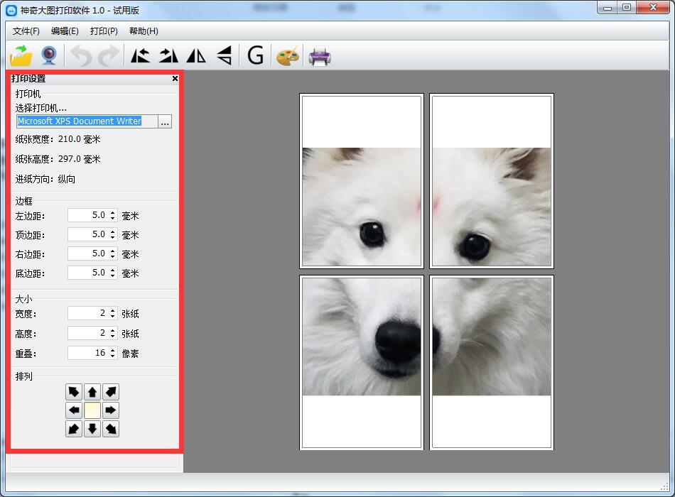 神奇大图打印软件破解版截图