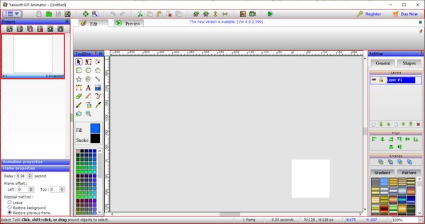 【Yasisoft GIF Animator免费版下载】Yasisoft GIF Animator(多功能动画制作软件) v3.4.0 官方版