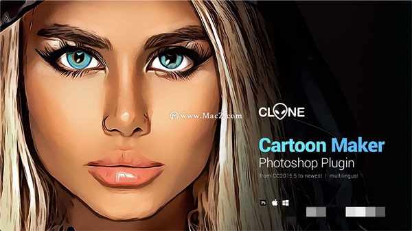 【Cartoon Maker clone汉化版下载】Cartoon Maker clone(PS照片转卡通漫画插件) V1.0 汉化免费版