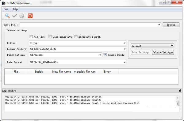 【ExifMediaRename官方版下载】ExifMediaRename(批量改名软件) v0.79 官方版