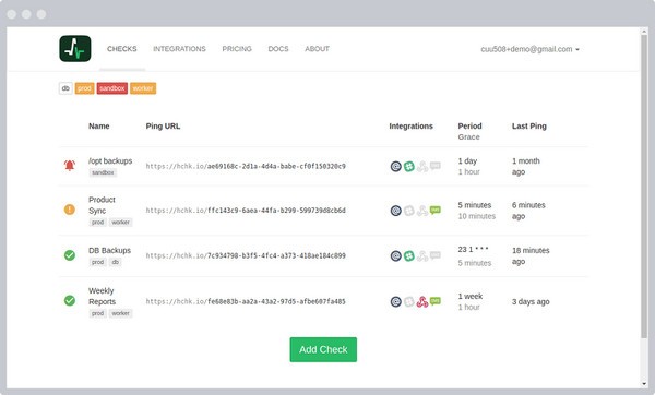 【Healthchecks官方版下载】Healthchecks(cron作业监控服务) v1.19.0 官方版