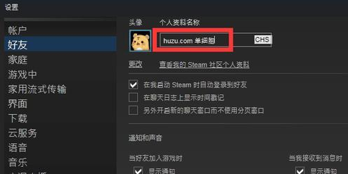 Steam怎么改名字步骤截图2