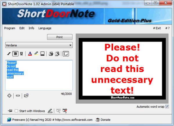 【ShortDoorNote官方版下载】ShortDoorNote(速记工具) v2.77 官方版