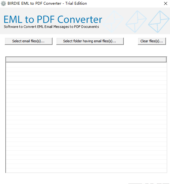 【Birdie EML to PDF Converter免费版下载】Birdie EML to PDF Converter(EML到PDF转换器) v6.9 官方版
