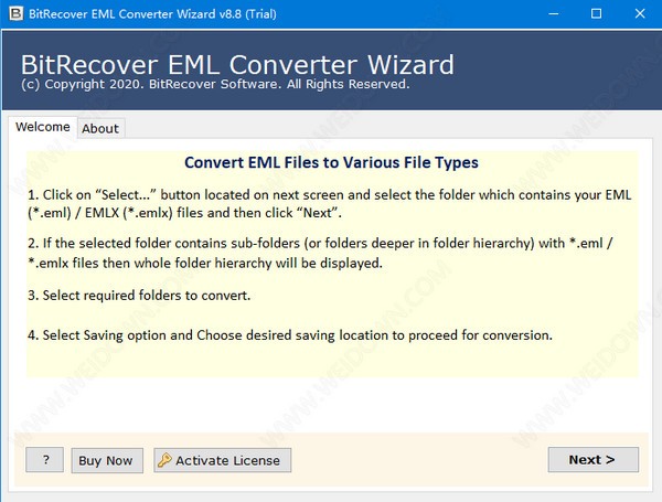 【EML文件转换工具下载】BitRecover EML Converter Wizard(EML文件转换工具) v9.0 免费版