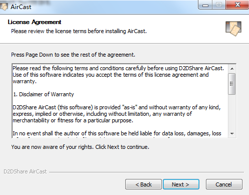 【AirCast绿色版下载】AirCast(蓝莓投屏发送端) V4.1.0 绿色版