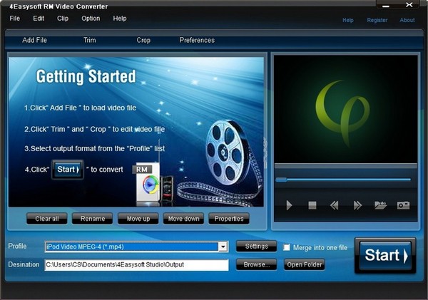 【4Easysoft RM Video Converter官方版下载】4Easysoft RM Video Converter(RM视频格式转换器) v3.2.26 官方版