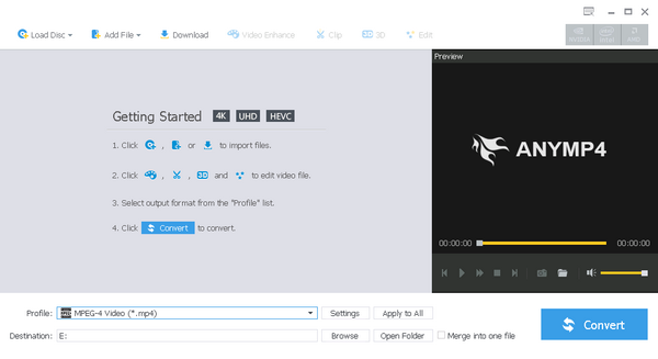 【AnyMP4 Video Converter Pro下载】AnyMP4 Video Converter Pro(DVD转换器) v7.2.58 免费版