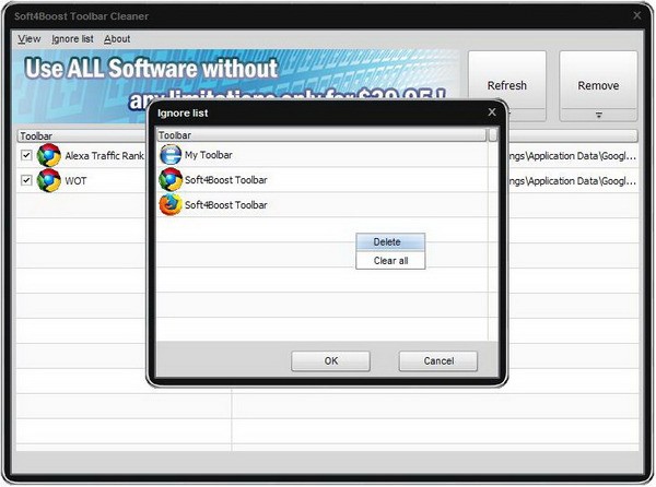 【Soft4Boost Toolbar Cleaner激活版下载】Soft4Boost Toolbar Cleaner v6.7.9.515 官方免费版