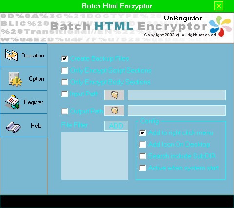【Batch Html Encryptor免费版下载】Batch Html Encryptor(网页加密工具) v1.22 免费版