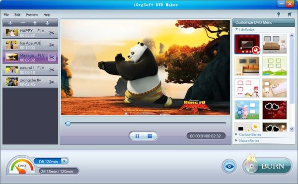 【iOrgSoft DVD Maker下载】iOrgSoft DVD Maker(DVD制作软件) v3.0.1 官方版