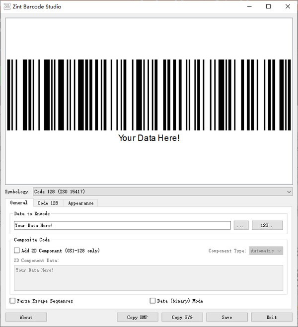【Zint官方版下载】Zint(条形码生成器) v2.9.1 官方版