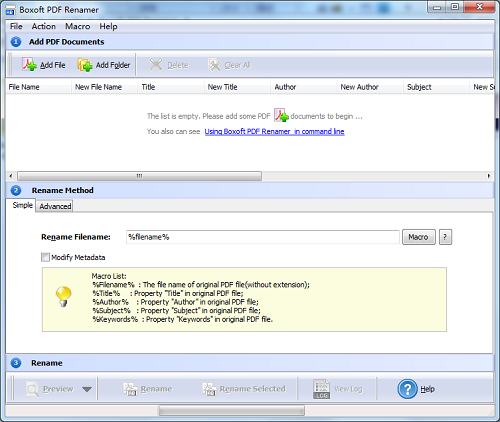 【Boxoft pdf Renamer下载】Boxoft pdf Renamer官方版 v3.1 最新免费版