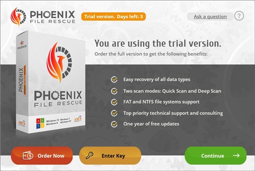 【Phoenix File Rescue下载】Phoenix File Rescue(文件恢复软件) v1.31 免费版