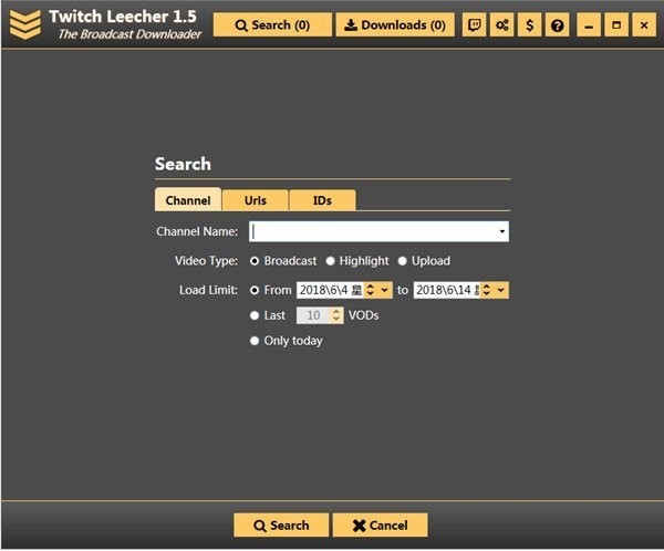 【Twitch Leecher下载】Twitch Leecher(Twitch视频下载器) v1.8.4 官方版