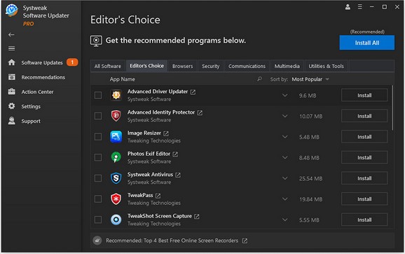 【Systweak Software Updater下载】Systweak Software Updater(软件更新软件) v1.0.02 官方版