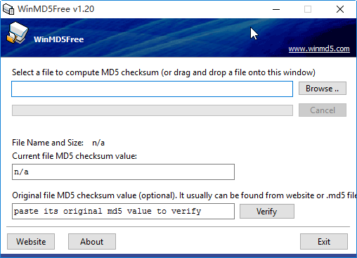 【WinMD5下载】WinMD5中文版 v2.07 绿色版