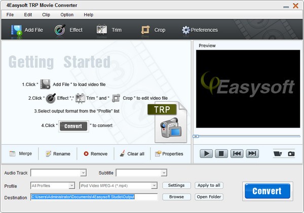 【4Easysoft TRP Movie Converter下载】4Easysoft TRP Movie Converter(TRP电影格式转换器) v3.2.26 官方版