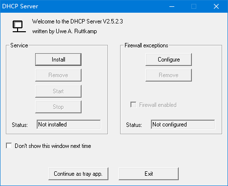【DHCPsrv下载】DHCPsrv汉化版 v2.5.2 绿色版