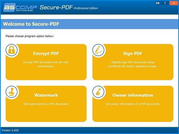 【Secure-PDF中文版下载】Secure-PDF激活版 v2.001 绿色版
