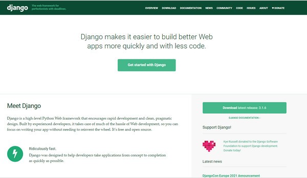 【Django官方版下载】Django(Python Web框架) v3.1.7 官方版