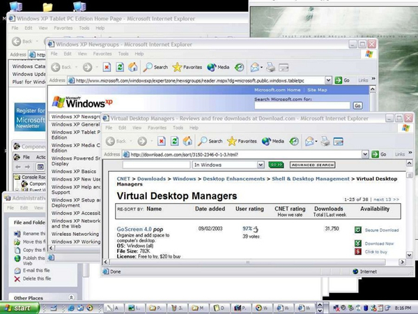 【goScreen官方版下载】goScreen(虚拟桌面管理器) V16.0.0.887 官方版