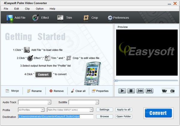 【4Easysoft Palm Video Converter激活版下载】4Easysoft Palm Video Converter(视频转换软件) v3.2.26 官方版
