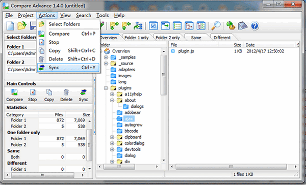 【Compare Advance下载】Compare Advance(文件夹比较工具) v1.4.0 官方免费版