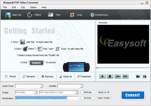 【4Easysoft PSP Video Converter免费版下载】4Easysoft PSP Video Converter(PSP视频转换器) v3.2.26 官方版