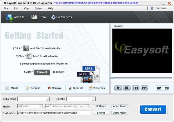 【4Easysoft Free MP4 to MP3 Converter官方版下载】4Easysoft Free MP4 to MP3 Converter v3.2.26 官方版