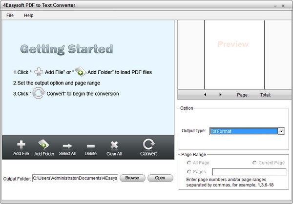 【4Easysoft PDF to Text Converter官方版下载】4Easysoft PDF to Text Converter(PDF转换器) v3.0.12 官方版