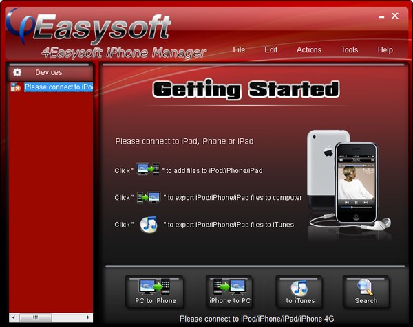 【4Easysoft iPhone Manager下载】4Easysoft iPhone Manager(文件管理软件) v3.1.38 官方版