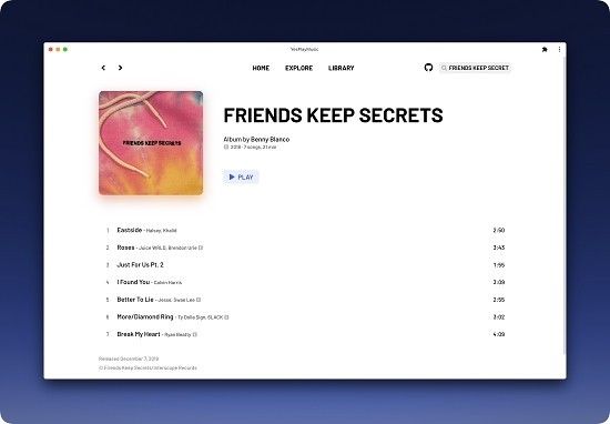 【YesPlayMusic免费版下载】YesPlayMusic(网易云第三方播放器) v0.3.3 免费版