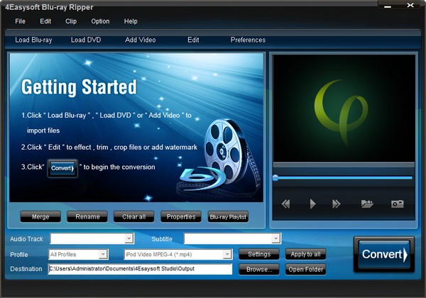 【4Easysoft Blu Ray Ripper官方版下载】4Easysoft Blu Ray Ripper(蓝光翻录软件) v3.1.30 官方版