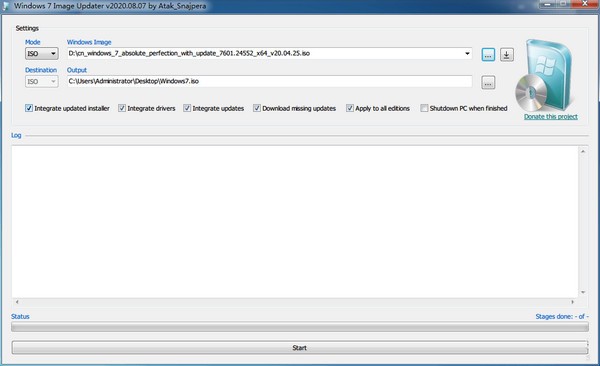 【Windows 7 Image Updater下载】Windows 7 Image Updater(Win7映像更新程序) v2020.08.07 免费版