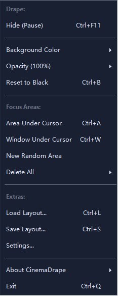 【CinemaDrape下载】CinemaDrape(桌面关灯软件) v2.2 免费版