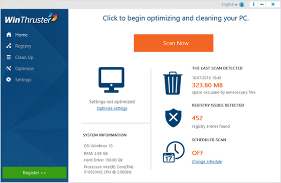 【WinThruster下载】WinThruster中文版 v7.2.0.0 免费版