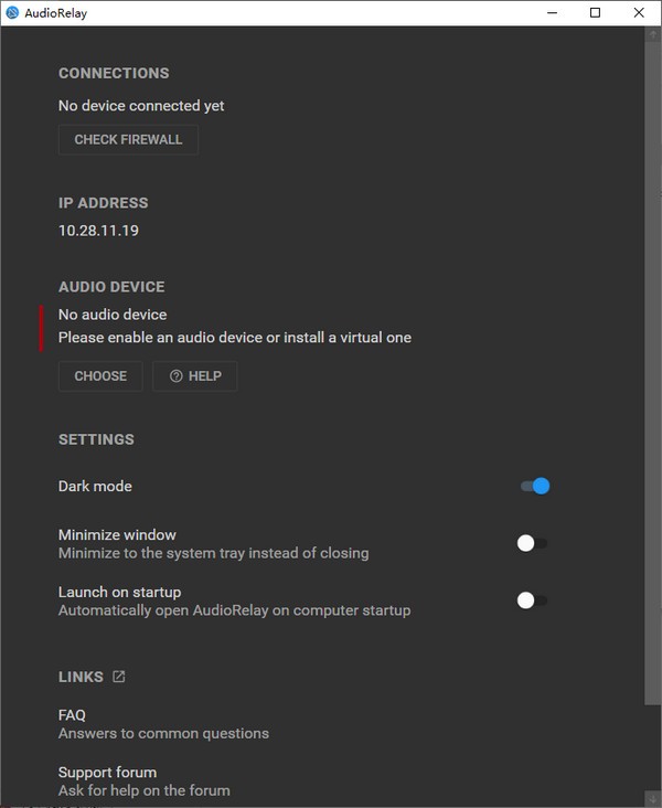 【AudioRelay官方版下载】AudioRelay(手机当电脑音箱) v0.9.1 官方版
