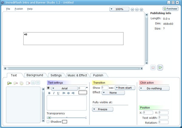 【IncrediFlash Intro and Banner Studio下载】IncrediFlash Intro and Banner Studio(动画制作软件) v1.2 官方版