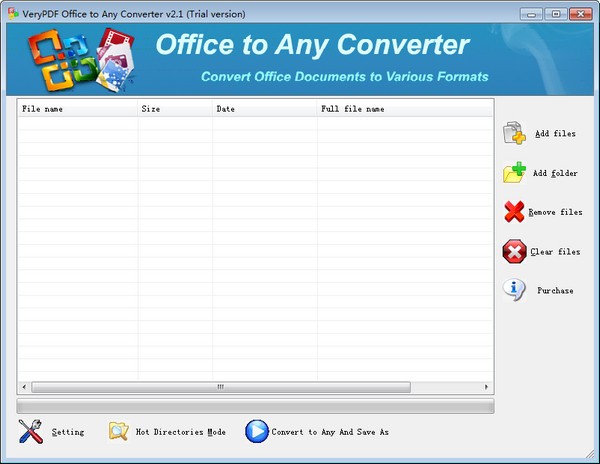【VeryPDF Office To Any Converter下载】VeryPDF Office To Any Converter(文档转换器) v2.0 官方版