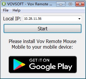 【Vov Remote Mouse下载】Vov Remote Mouse(鼠标键盘模拟软件) v1.2 官方版